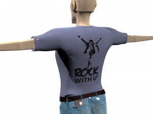 man body builder 3D Model