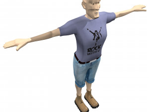 man body builder Modèle 3D