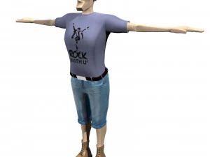 man body builder 3D Model