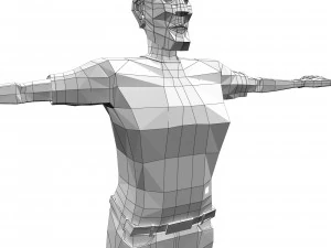 man body builder 3D Model