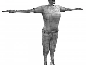 man body builder 3D Model