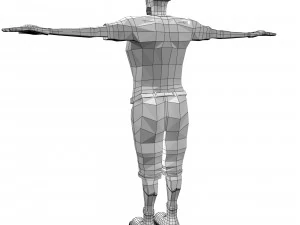 man body builder 3D Model