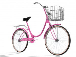 ladies bicycle 3D 模型