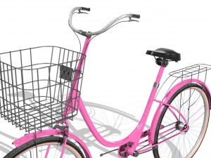 ladies bicycle 3D 模型