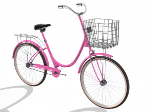 ladies bicycle 3D 模型