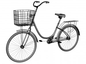 ladies bicycle 3D 模型