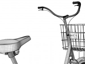 ladies bicycle 3D 模型