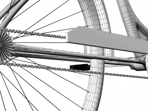 ladies bicycle 3D 模型