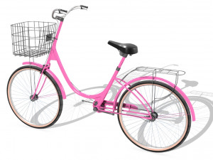 ladies bicycle 3D 模型