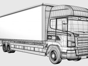 camion Modèle 3D