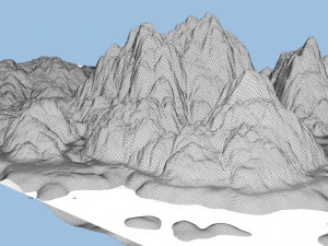 島 3Dモデル