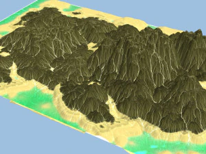 島 3Dモデル
