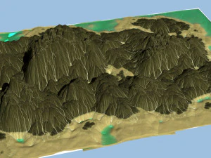 島 3Dモデル