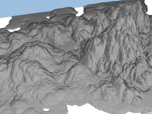 島 3Dモデル