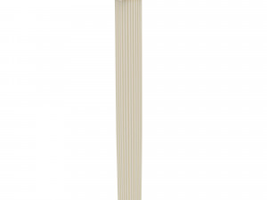 roman ionic piller low poly Modello 3D