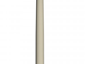 roman ionic piller low poly Modello 3D