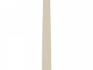 roman ionic piller low poly Modello 3D