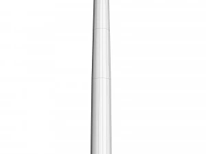 ローマのイオンピラーの低ポリ 3Dモデル