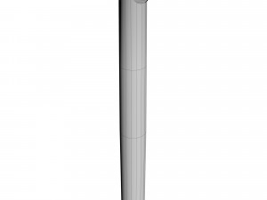 roman ionic piller low poly Modello 3D