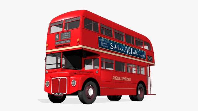 london bus Modelo 3D .c4d .max .obj .3ds .fbx .stl .blend 