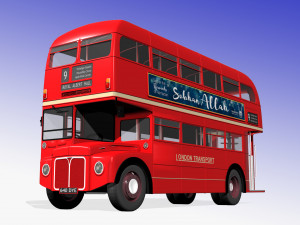 london bus Modelo 3D