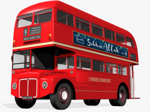 london bus Modelo 3D