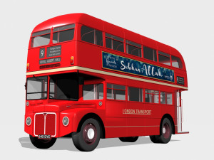 london bus Modelo 3D