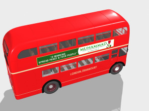 london bus Modelo 3D