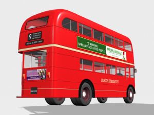 london bus Modelo 3D