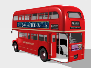 london bus Modelo 3D