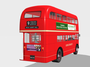 london bus Modelo 3D