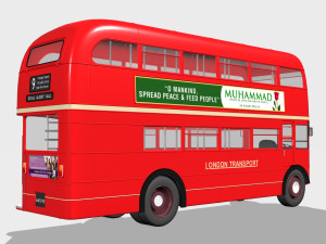 london bus Modelo 3D