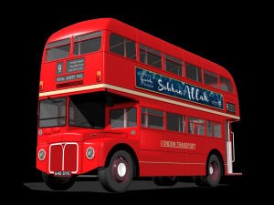 london bus Modelo 3D