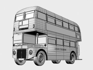 london bus Modelo 3D