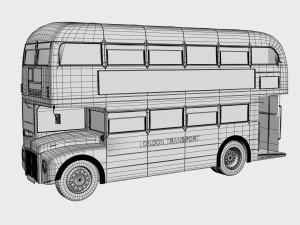 london bus Modelo 3D