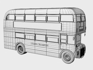 london bus Modelo 3D