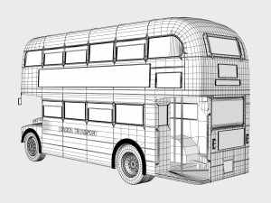 london bus Modelo 3D