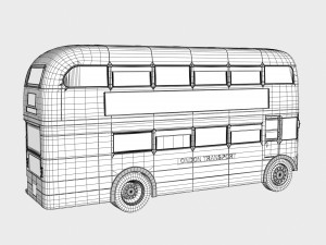 london bus Modelo 3D
