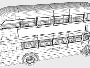 london bus Modelo 3D