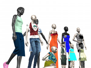 mannequins Modèle 3D