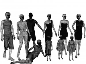 mannequins Modèle 3D