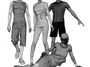 mannequins Modèle 3D