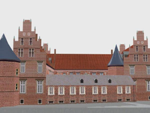schloss herten castle germany 3D Model