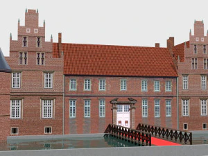 schloss herten castle germany 3D Model