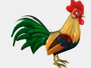 rooster 3D Model