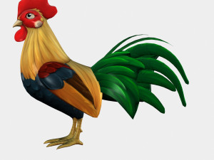 rooster Model 3D