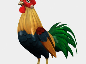 rooster Model 3D