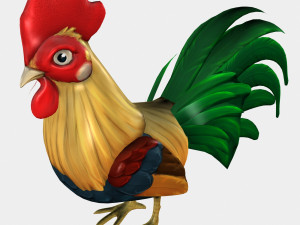 rooster Model 3D