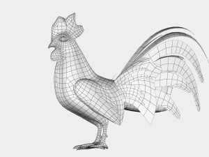 rooster Model 3D