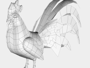 rooster Model 3D